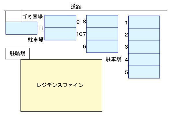 レジデンス・ファインの駐車場