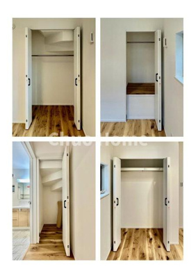 【収納】 | 葛飾区青戸5丁目新築分譲住宅 | 居室にはクローゼットを完備し、自由度の高い家具の配置が叶うシンプルな空間です。お子様の成長と必要になる子供部屋を与えるにはぴったりの間取りですね。