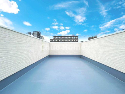 【バルコニー】 | 葛飾区青戸5丁目新築分譲住宅 | ルーフバルコニー