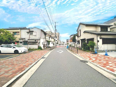 【前面道路含む現地写真】 | 葛飾区青戸5丁目新築分譲住宅 | 全面道路