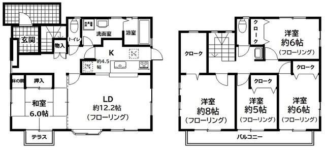 関谷８９８番一戸建の間取り