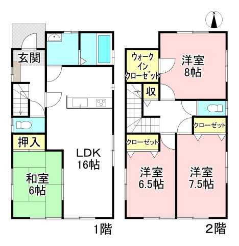 【間取り】 | 各務原市蘇原野口町3丁目