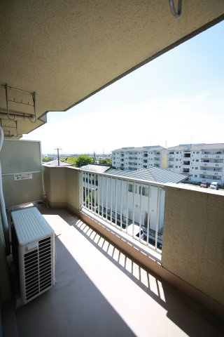 コスモハイツのバルコニー