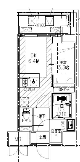  JMFレジデンス都島の間取り