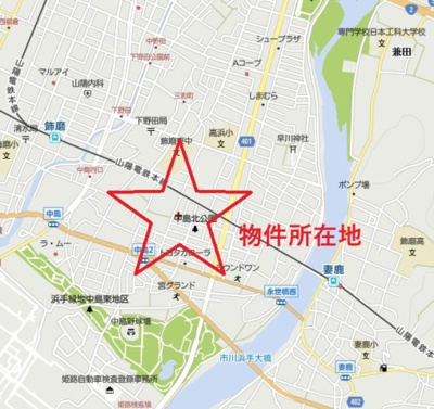 【地図】 | 飾磨区中島売地３号地