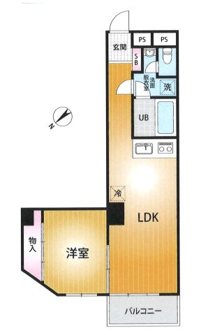 【間取り】 | セブンスターマンション第5五反田