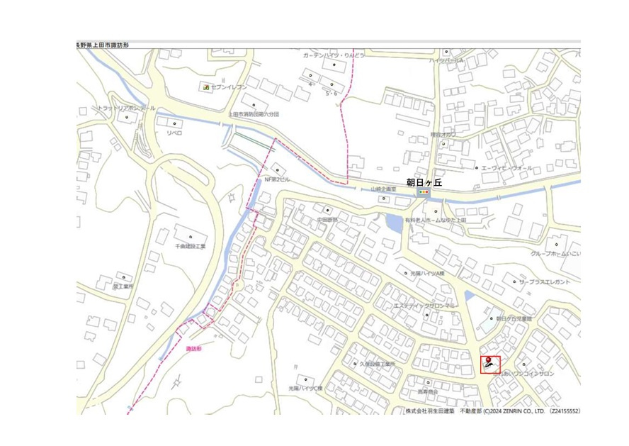 上田市諏訪形中古物件の地図