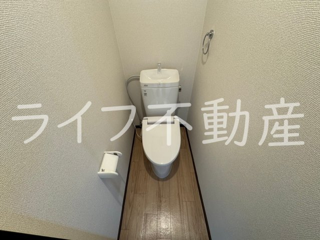坂下マンションのトイレ|コンパクトで使いやすいトイレです