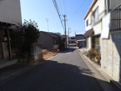 【前面道路含む現地写真】 | 岡崎市能見町土地
