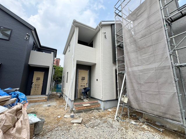 ーBloomーブルームー小倉北区下富野3丁目1期　【小倉北区　新築戸建て】の外観|現地撮影　2025,5,19ーBloomーブルームー小倉北区下富野3丁目1期　【小倉北区　新築戸建て】