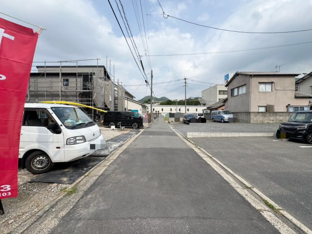 ーBloomーブルームー小倉北区下富野3丁目1期　【小倉北区　新築戸建て】の前面道路含む現地写真|現地撮影　2025,5,19ーBloomーブルームー小倉北区下富野3丁目1期　【小倉北区　新築戸建て】
