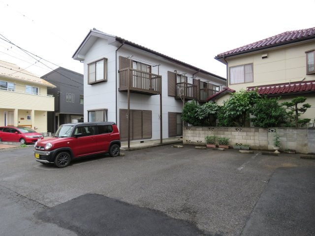 ハイツアオキの駐車場