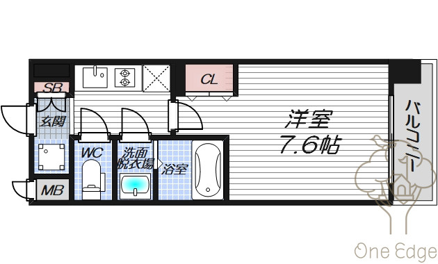 リッツ加島の間取り