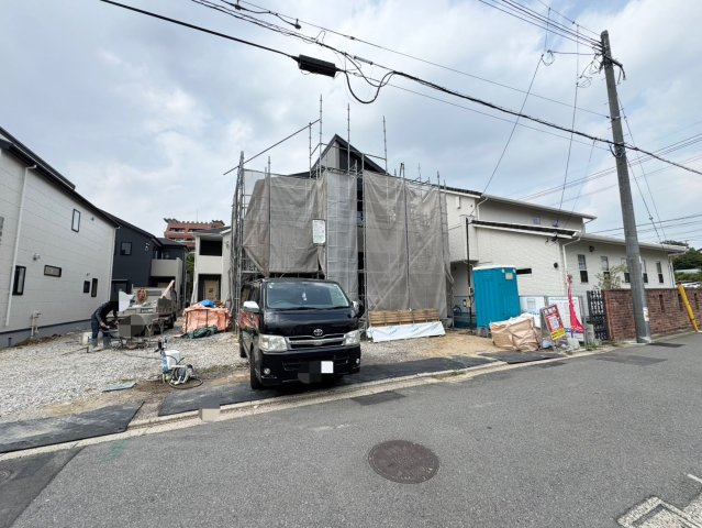 ーAdoble＋アドブルー小倉北区下富野3丁目1期　【小倉北区　新築戸建て】の外観|現地撮影　2025,5,19　ーAdoble＋アドブルー小倉北区下富野3丁目1期　【小倉北区　新築戸建て】