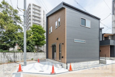 【外観】 | ライフフィールド岸城町　1号地 | 【ライフフィールド岸城町　1号地】高剛性（耐震等級3・制震ダンパー）＆高耐久（長期優良住宅・省令準耐火構造）が標準仕様！