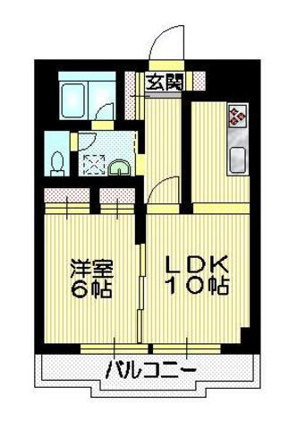クリオコート松庵の間取り|★内装リノベーション済１ＬＤＫ★