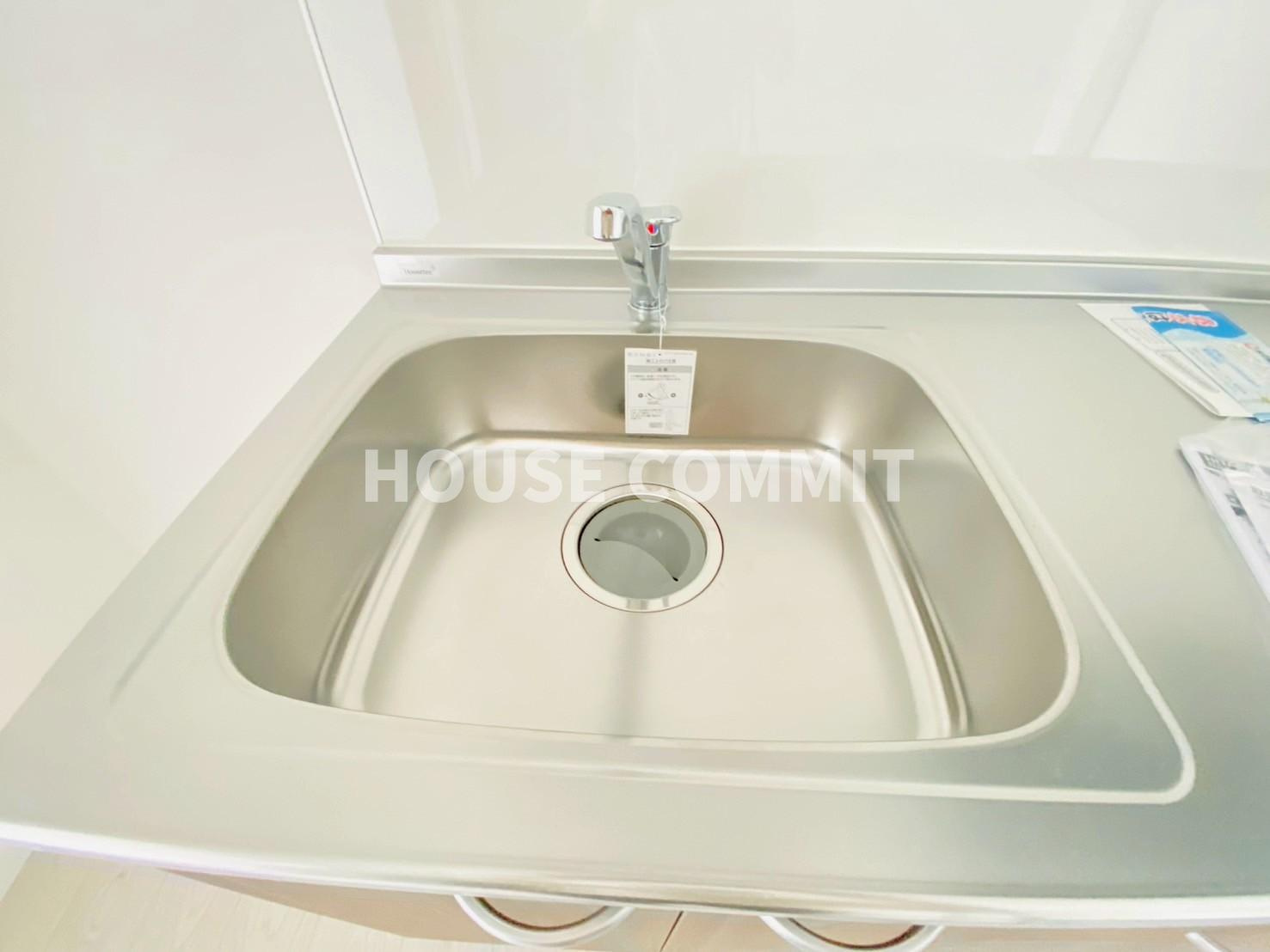 文違　新築アパートのキッチン