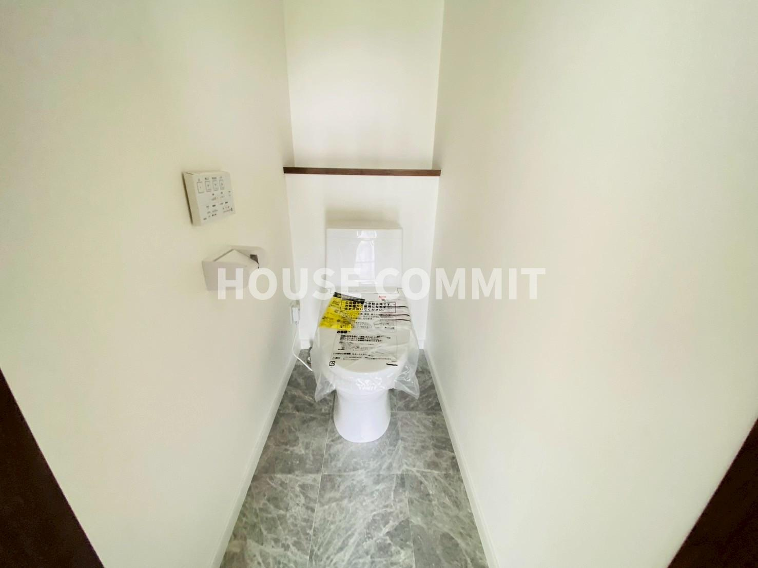 文違　新築アパートのトイレ