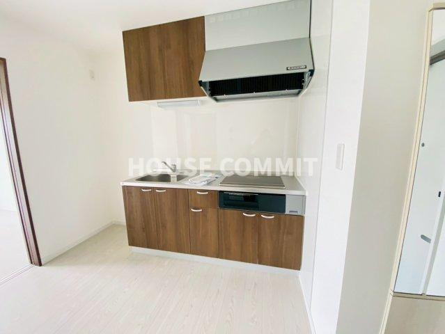 文違　新築アパートのキッチン