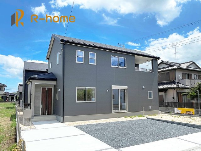 笠間市旭町第12　新築戸建て　1号棟の外観|ご予約を頂ければ、『平日』はもちろん『早朝』や『夜間』もご見学可能です♪お気軽にお申し付けください♪