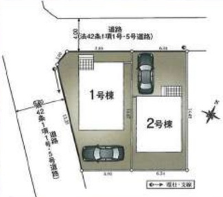 【区画図】 | 西東京市南町第6　全2棟　2号棟 | 西東京市南町第6　全2棟　2号棟