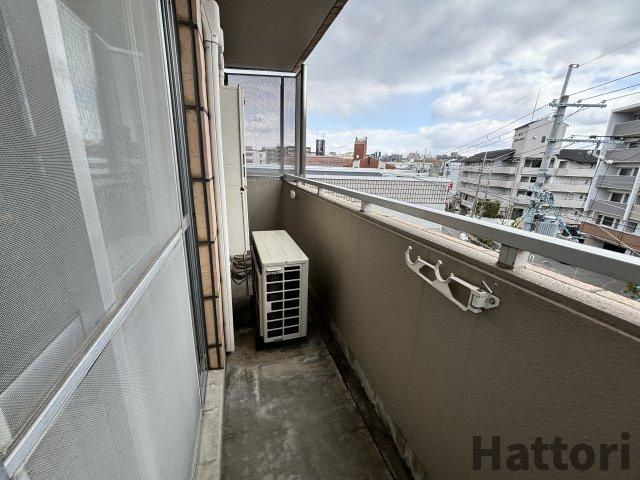 ヴィラウッドランドⅡのバルコニー