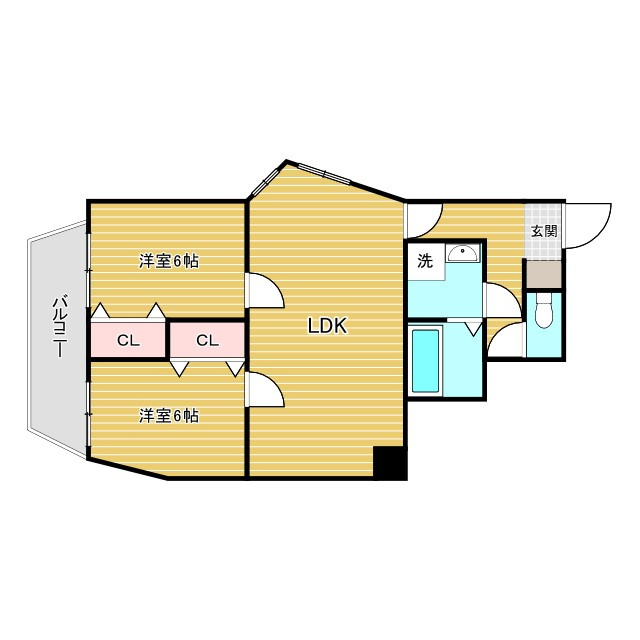 ヴィラウッドランドⅡの間取り