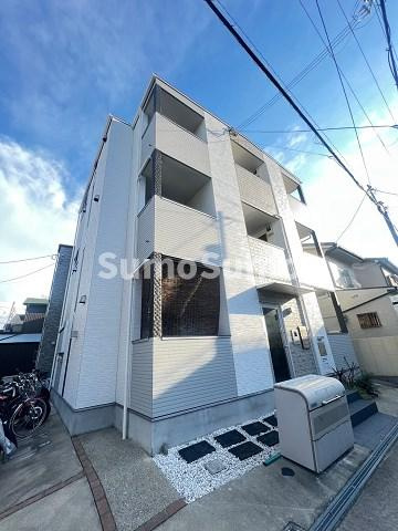 大阪市西淀川区野里１丁目のアパートの外観