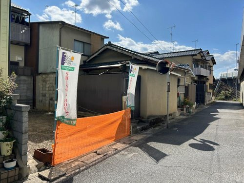 西京極浜ノ本町　建築条件無土地の前面道路含む現地写真
