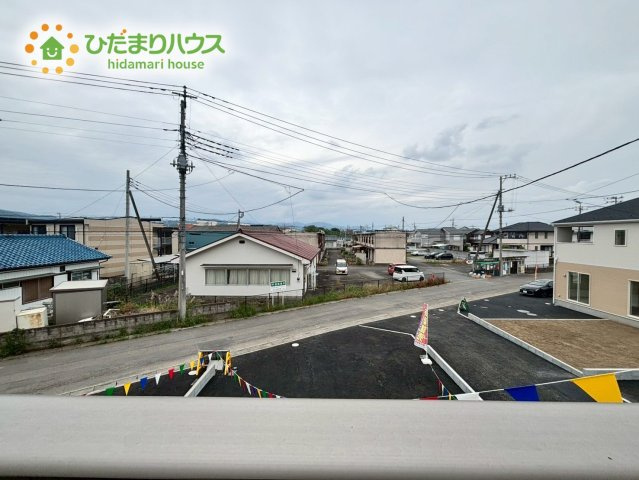 本庄市児玉町児玉　第12　新築一戸建て　クレイドルガーデン　04の展望|前面に建物がないので、太陽の光が家全体に降り注ぎます！

