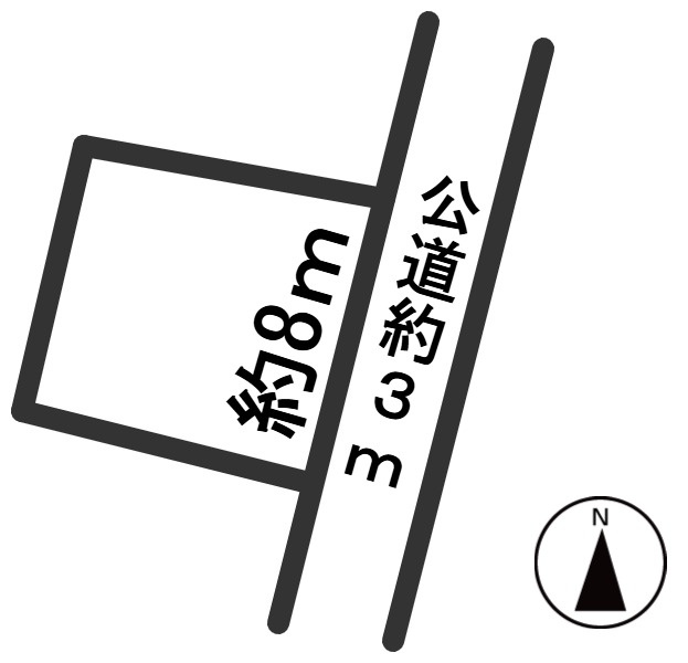 ６４８８４　本巣市上真桑土地の区画図
