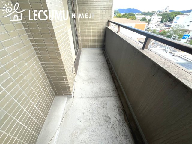 朝日プラザ船場のバルコニー