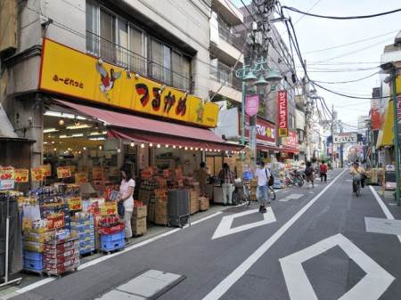 品川区戸越１丁目のアパートの周辺