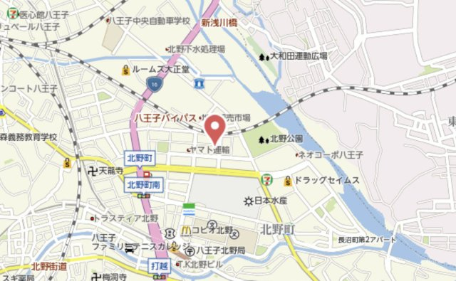 祝　成約済み　サーパス北野　八王子市　中古マンションの地図|～仲介手数料無料☆八王子ひなた不動産～サーパス北野