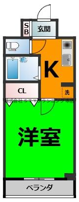 仲介手数料０円！ホウエイアームの間取り