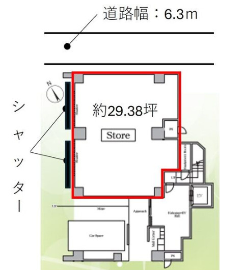 【間取り】 | トリニティ瑞穂　【　店舗系おすすめ　】