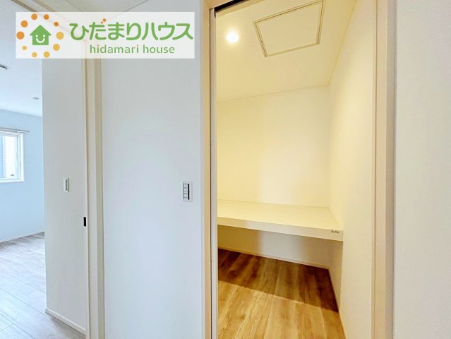 【収納】 | 土浦市おおつ野８丁目　中古戸建 | こたつや扇風機などの季節物もポンポンしまえる大容量の納戸付き♪