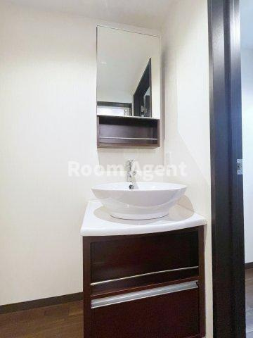 Creo堀田弐番館の洗面所