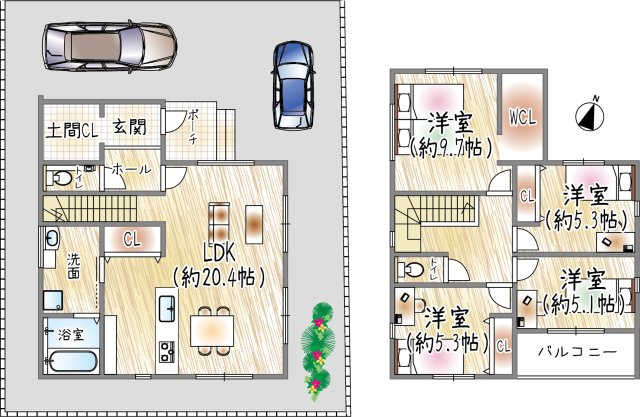 花の峯の間取り