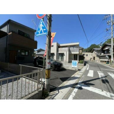 中古住宅　長良福光の前面道路含む現地写真