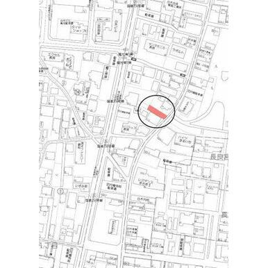 中古住宅　長良福光の地図