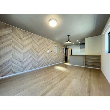 中古住宅　長良福光の居間・リビング