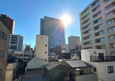 【展望】 | 築地スカイレジテル　4階　リ　ノベーション済