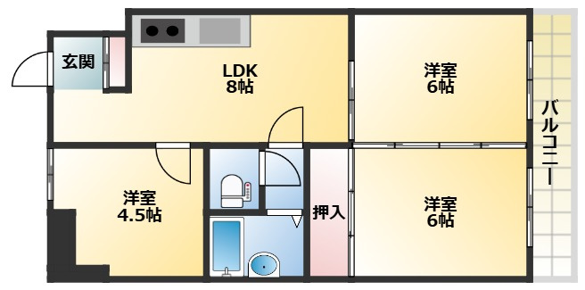 マサモト本社ビルの間取り