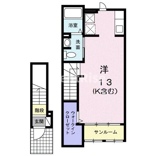 アンジュ湊Ⅱの間取り|間取図