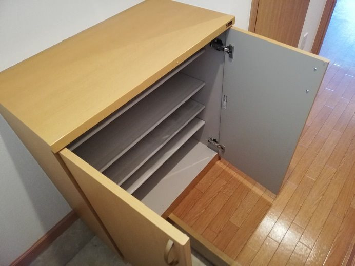 泉大津市助松町３丁目のハイツの収納|ちょっとした収納スペースも充実しています