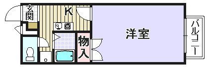 プレジール助松の間取り