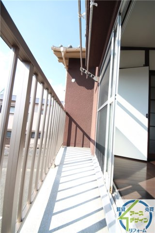 ウララハウスのバルコニー