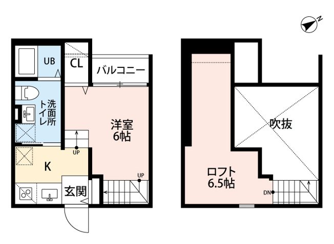 【間取り】 | ビュシエール | 現況優先。