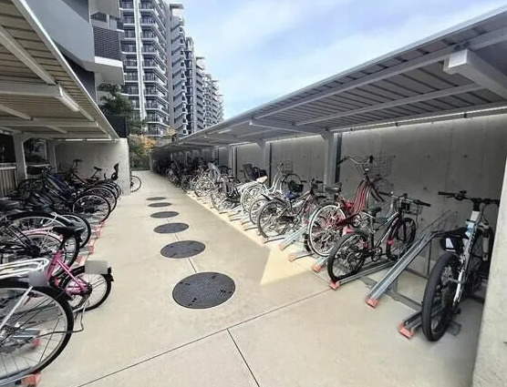 フォレストプレイス香椎照葉ザ・テラス02の駐輪場